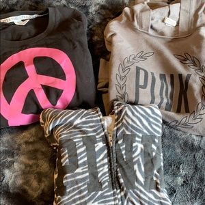 VS Pink sweatshirt bundle